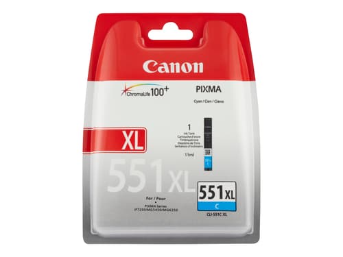 Canon Muste Syaani Cli-551c Xl
