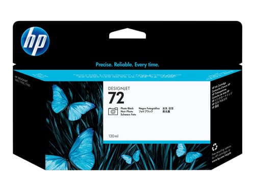 Hp Muste Kuva Musta No.72 - T1100 130ml