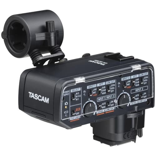 Tascam Xlr Microphone Adapter For Mirrorless Canon Cameras