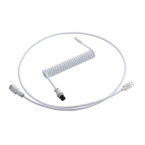 Cablemod Pro Coiled Cable - Glacier White 1.5m 24-nastainen Usb-c Uros 4 Nastan Usb- A Uros