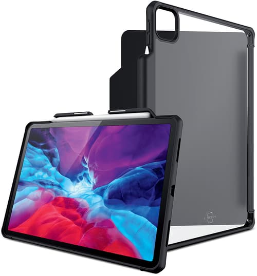 Cirafon Hybrid Solid Folio Ipad Pro 12,9" 5th Gen (2021) B Ipad Pro 12,9" (5th Gen) Musta