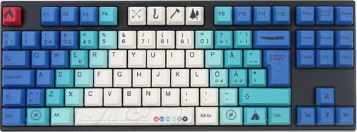 Varmilo Vem88 Summit R2 V2 Ec Rose Langallinen, Usb Pohjoismaat Musta, Sininen, Turkoosi, Valkoinen Näppäimistö