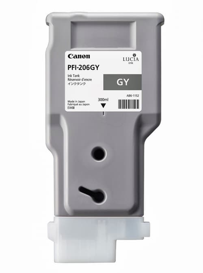 Canon Muste Harmaa Pfi-206gy