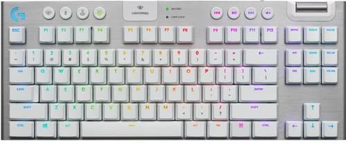 Logitech G915 Tkl Tactile Langaton, Bluetooth, Lightspeed, Usb Pohjoismaat Valkoinen Näppäimistö