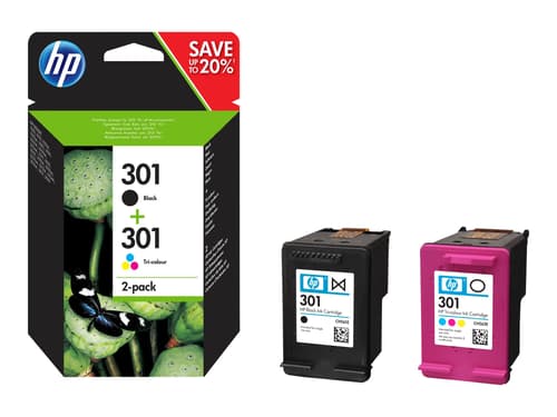 Hp Muste Combo Pack No.301 (black,color)