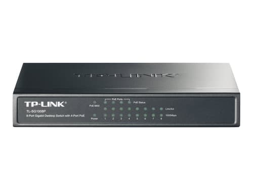 Tp-link 8-port Gigabit Desktop Switch, 4-port Poe+