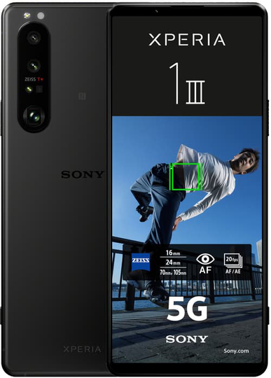 Sony Xperia 1 Iii 256gb Kaksois-sim Musta