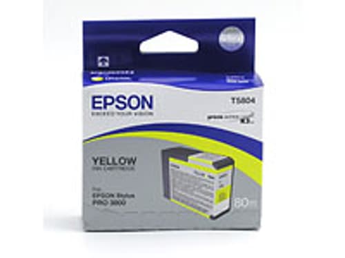 Epson Muste Keltainen T5804 - Pro 3800