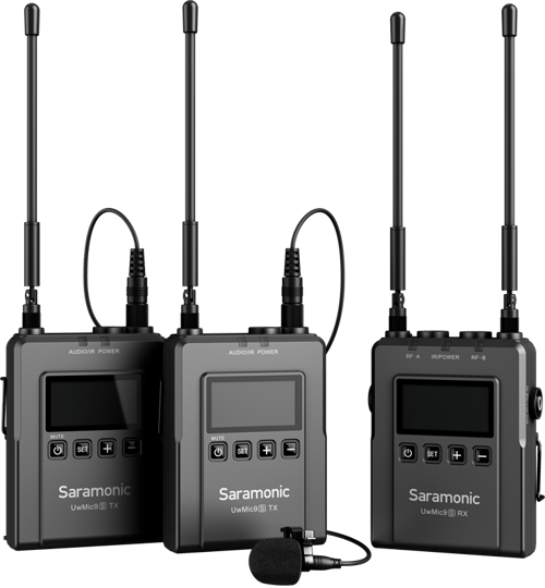 Saramonic Uwmic9s Kit 2 (tx+tx+rx) Musta