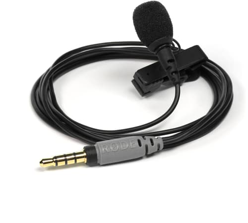 Røde Smartlav+ - Tv-lähetyslaadun Nappimikrofoni Musta