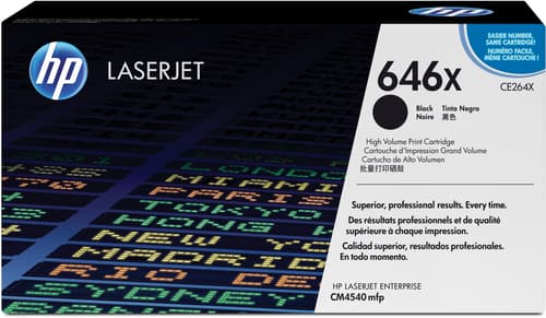 Hp Värikasetti Musta 646x 17k - Ce264x