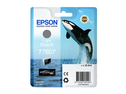 Epson Muste Kevyt Musta T7607