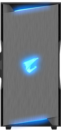 Gigabyte Aorus C300 Glass Hopea, Musta