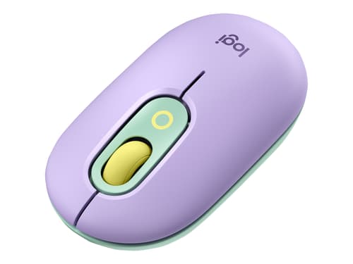 Logitech Pop Langaton 4,000dpi Hiiri Purppura, Vihreä