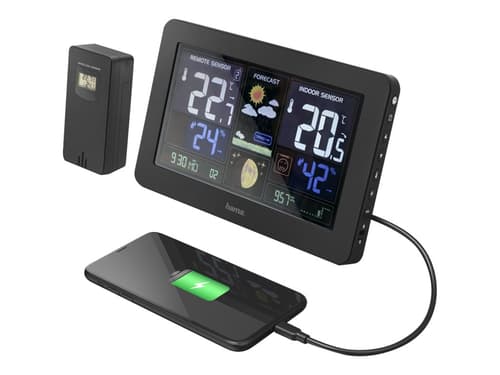 Hama Premium-sääasema, Sis. Usb-lataus