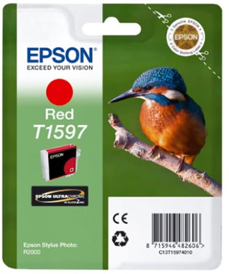 Epson Muste Punainen T1597 - R2000