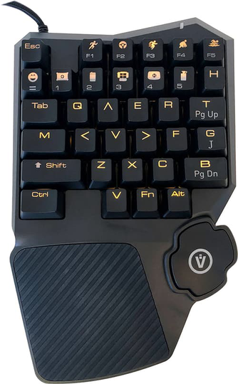 Voxicon Professional Gaming Pad Langallinen, Usb Musta Näppäimistö