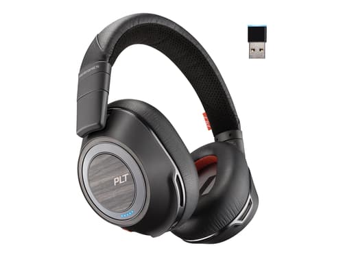 Poly Voyager 8200 Uc Kuuloke + Mikrofoni Usb-a Bluetooth-sovittimen Kautta Microsoft Teamsille Stereo Musta
