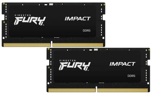Kingston Fury Impact 16gb (2-kit) Ddr5 4800mhz Cl38 Sodimm 16gb 4,800mhz Ddr5 Sdram 262-nastainen So-dimm