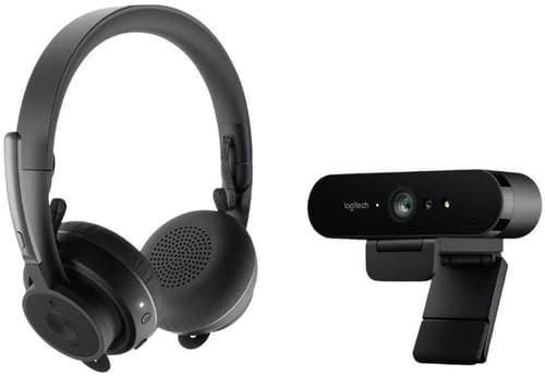 Logitech Henkilökohtainen Kokouspaketti, Jossa On Brio-kamera Ja Zone Wireless -kuulokkeet
