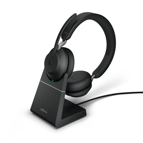 Jabra Evolve2 65 Uc With Stand Kuuloke + Mikrofoni Usb-a Stereo Musta