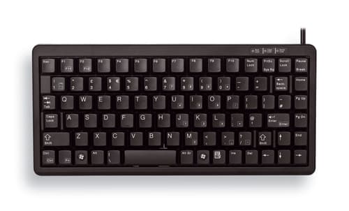 Cherry G84-4100 Compact Langallinen, Ps/2, Usb Pohjoismaat Musta Näppäimistö