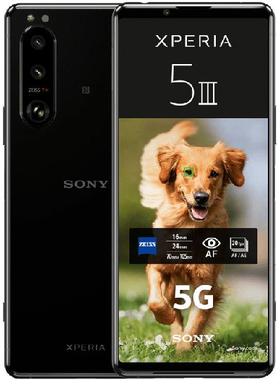 Sony Xperia 5 Iii 128gb Kaksois-sim Musta