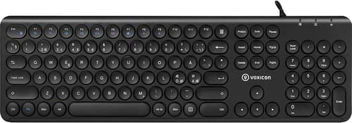 Voxicon Slim Classic 282w Langallinen, Usb Pohjoismaat Musta Näppäimistö
