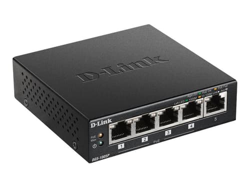 D-link Dgs-1005p Gigabit Poe+ Switch 60w