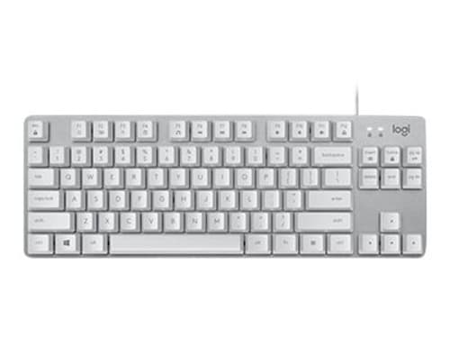 Logitech K835 Tkl Mechanical Keyboard Silver/white Langallinen, Usb Pohjoismaat Hopea, Valkoinen Näppäimistö