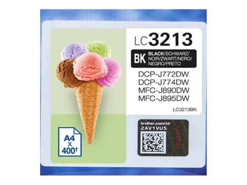 Brother Muste Musta Lc-3213bk - Dcp-j772dw/dcp-j774dw