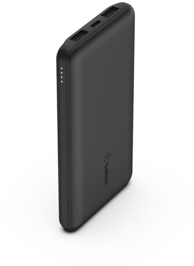 Belkin 3-port Power Bank + Usb-a To Usb-c Cable Musta