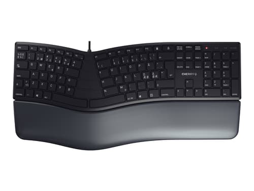 Cherry Cherry Kc 4500 Ergo Langallinen, Usb Pohjoismaat Musta Näppäimistö