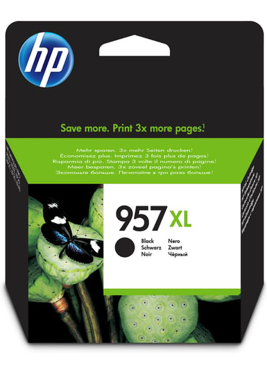 Hp Muste Musta 957xl - Officejet Pro 8720/8730/8740