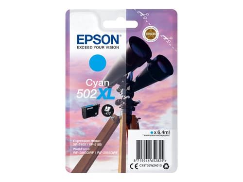 Epson Muste Syaani 502xl - Xp-5100/5105/wf-2860/2865