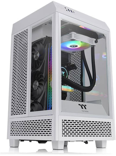 Thermaltake The Tower 100 Snow Valkoinen