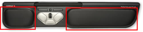 Contour Design Rollermouse Pro3 Short+long Spare Cushions