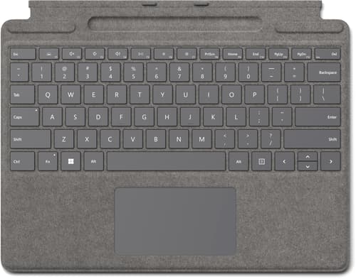 Microsoft Surface Pro 8 / Pro X Signature Type Cover Nordic Platinum