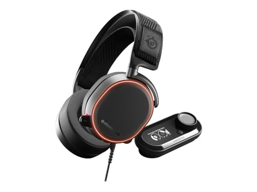 Steelseries Arctis Pro + Gamedac Kuuloke + Mikrofoni 3,5 Mm Jakkiliitin, Usb Stereo Musta
