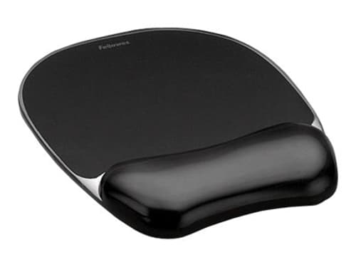 Fellowes Gel Crystal Black -hiirimatto Ja -rannetuki