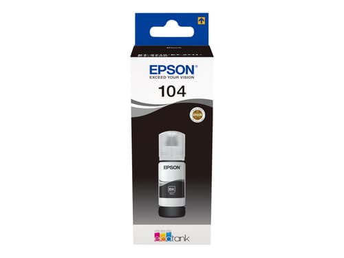 Epson Muste, Musta, 104, 70 Ml - Et-2710/2704/4750
