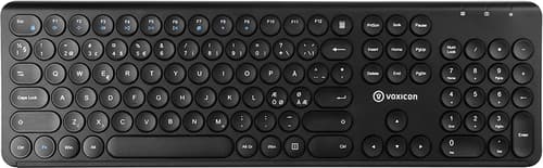Voxicon Slim Classic 282wl Langaton, 2.4 Ghz Pohjoismaat Musta Näppäimistö