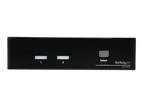 Startech 2 Port Usb Hdmi Kvm Switch With Audio And Usb 2.0 Hub