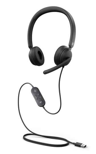Microsoft Modern Usb Kuuloke + Mikrofoni Usb Microsoft Teamsille Stereo Musta