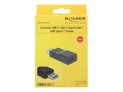 Delock Usb Sovitin 9 Pin Usb Type A Uros 24-nastainen Usb-c Naaras