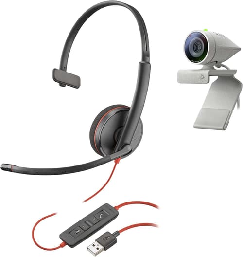 Poly Studio P5 + Poly Blackwire 3210 Headset