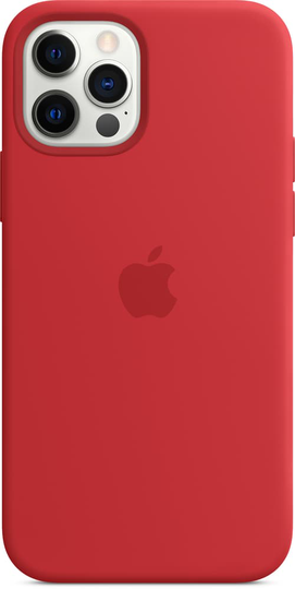 Apple Silicon Case With Magsafe Iphone 12, Iphone 12 Pro Tuote (red)