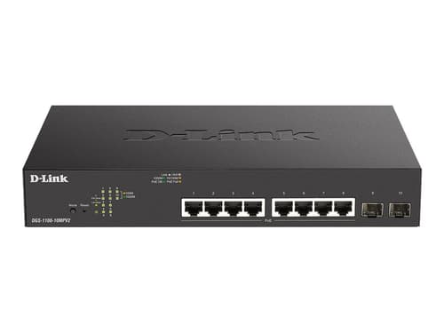 D-link Dgs 1100 V2 10-port Smart Poe Switch 130w