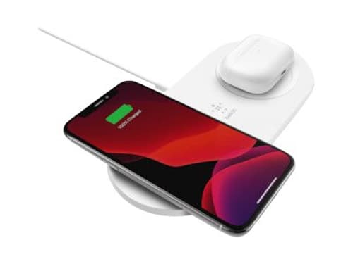 Belkin Dual Wireless Charging Pad 2x15w Valkoinen