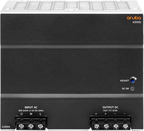 Hpe Aruba 4000i Poe 54v Dc 480w Din Psu